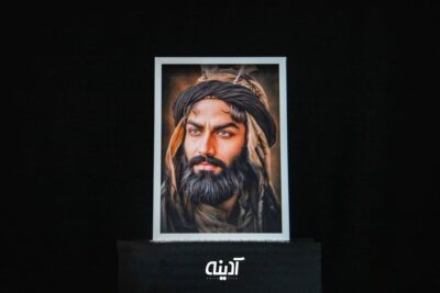 قاب چراغ دار با طرح حضرت عباس (ع)