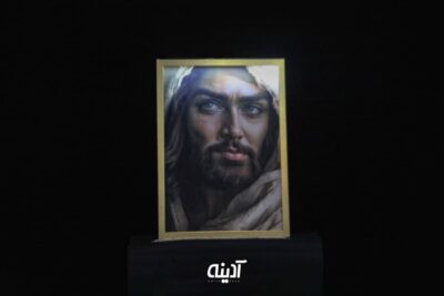 قاب چراغ دار با طرح امام حسین (ع)